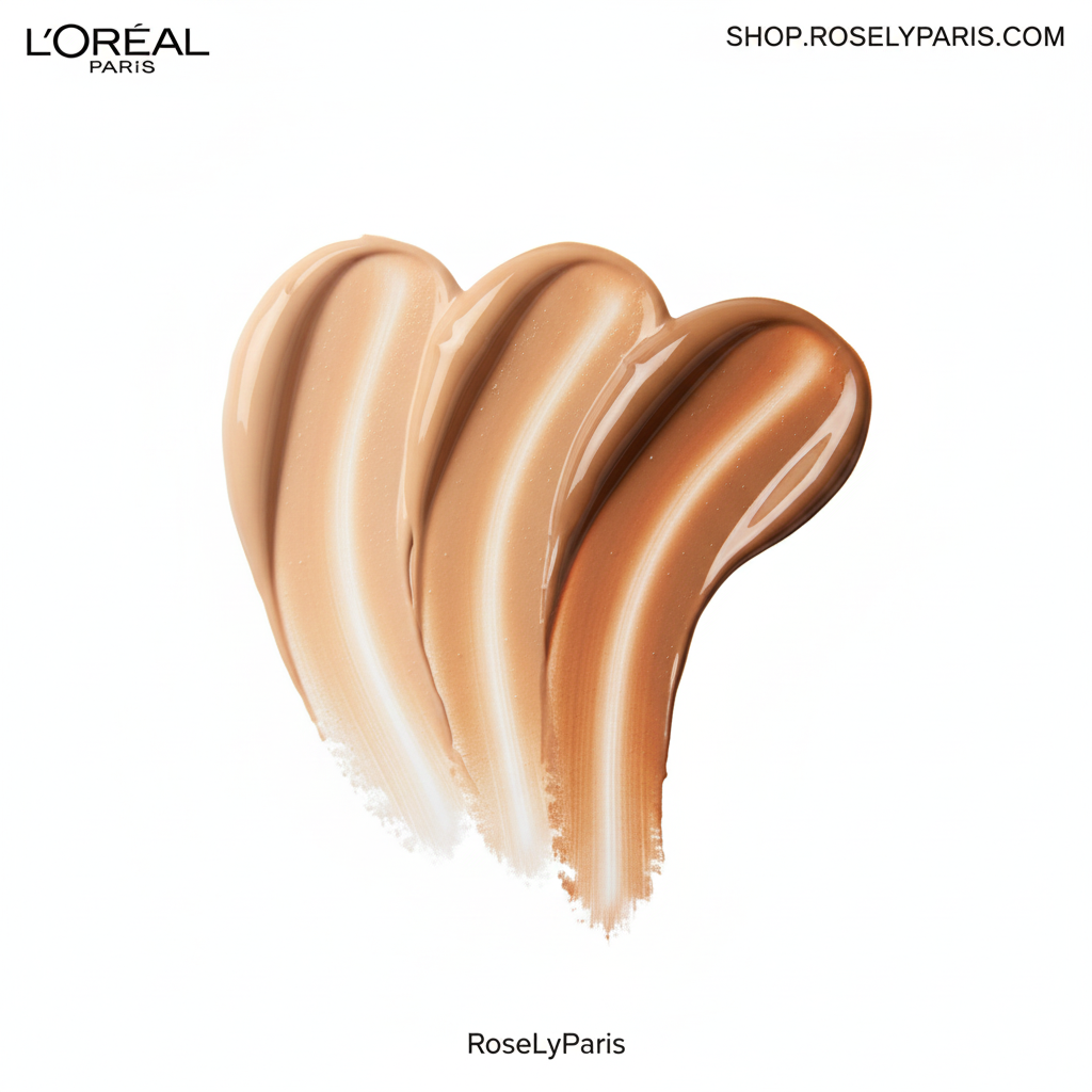 L'Oréal Paris True Match Liquid Foundation 9.5.N Mahogany – Liquid Foundation SPF 17 (30 ml)