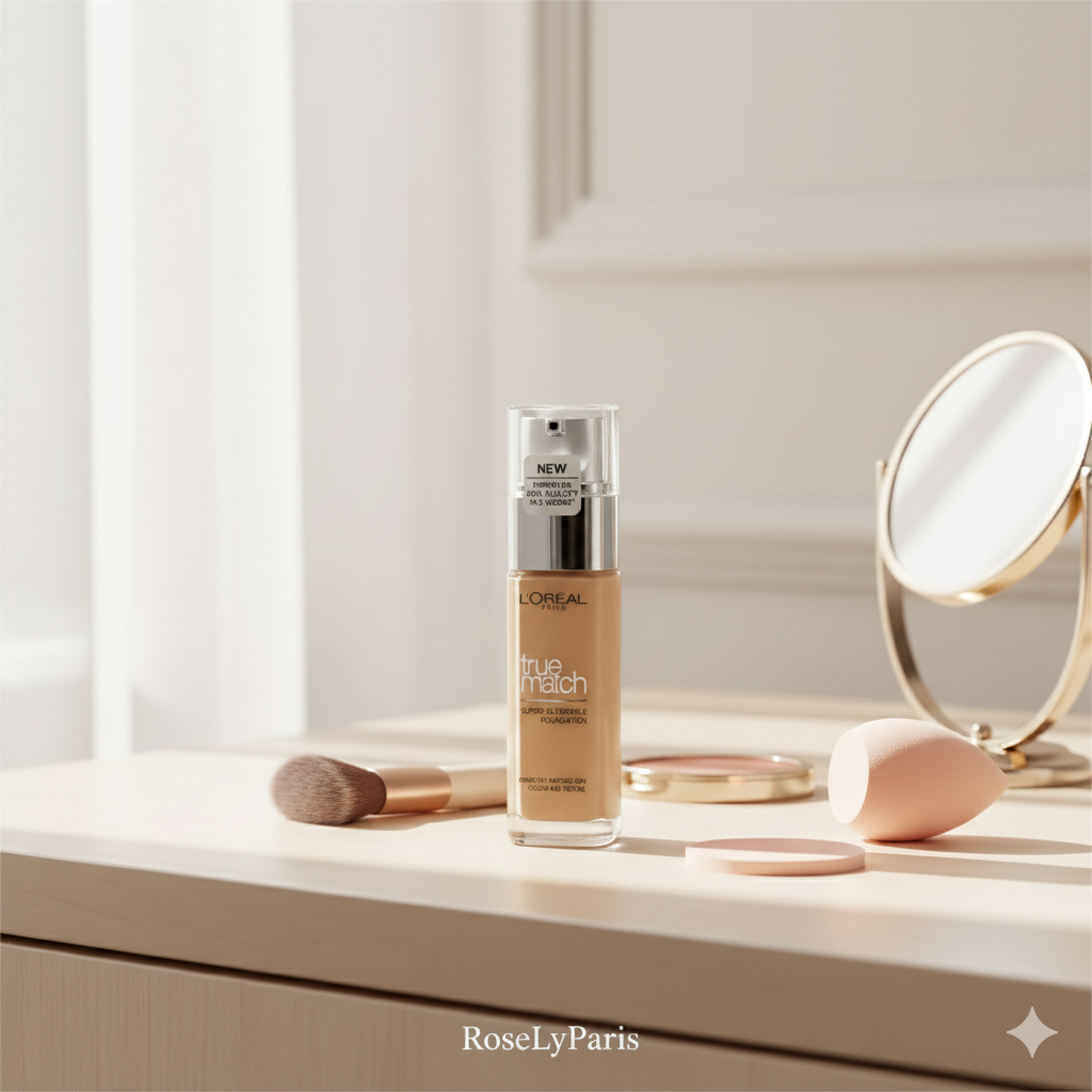 L'Oréal Paris True Match Liquid Foundation 9.5.N Mahogany – Liquid Foundation SPF 17 (30 ml)