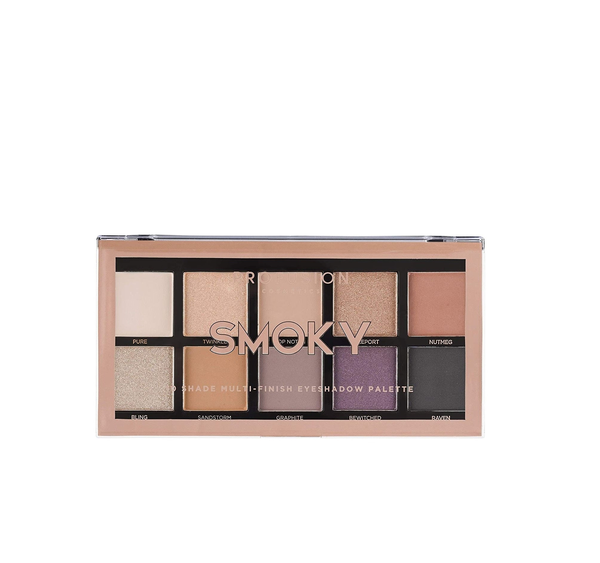 Profusion, Smoky, Eyeshadow Palette, 10 Shades, 25 g